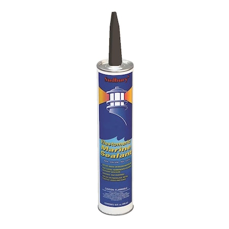 Sudbury Boat Care Products 302 10 oz Elastomeric Marine Sealant - Black 3003.7407